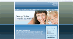 Desktop Screenshot of clarkdentistrycenter.com